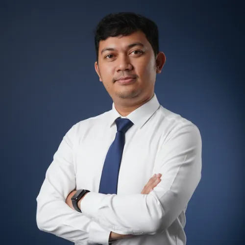 Portrait of Ega Ramadhona, Deputy Finance Director